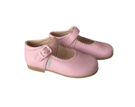 Angelitos - Girls Pink Leather Mary Jane Shoes