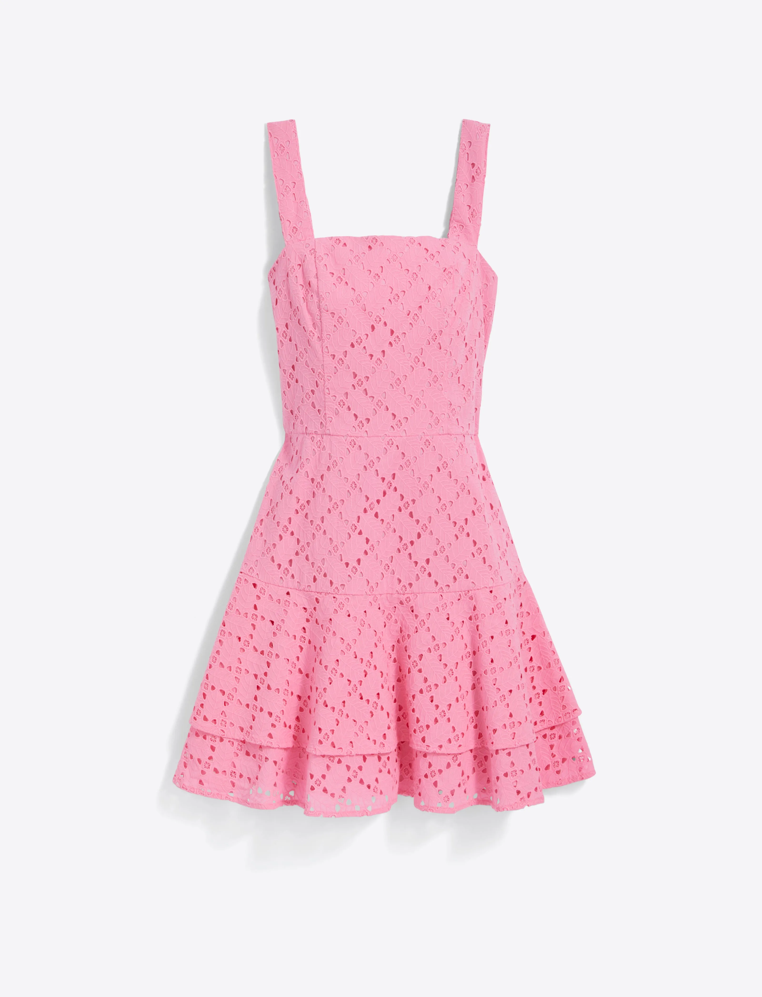 Ashland Sleeveless Mini Dress in Eyelet