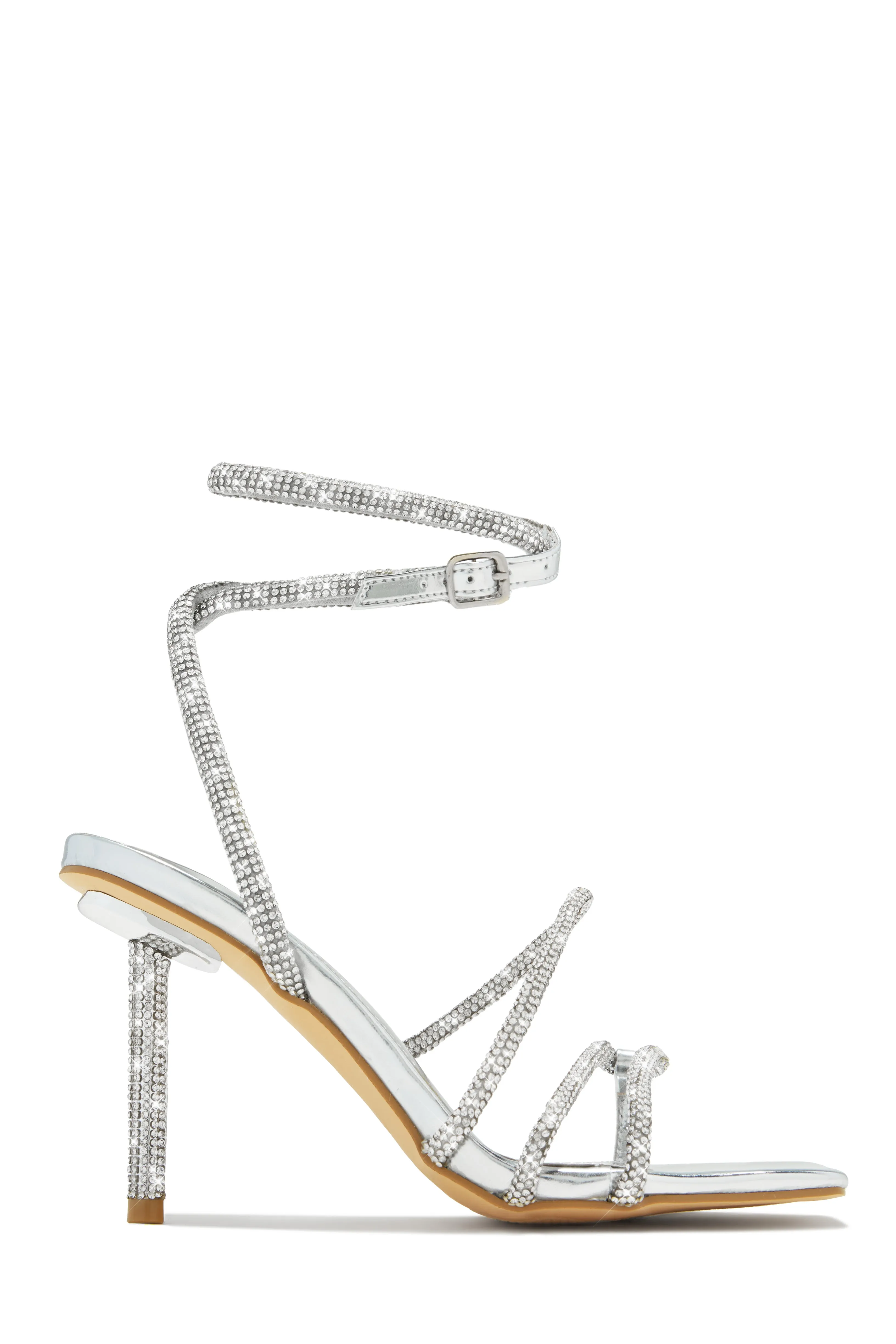 Ayiana Embellished Heels - Gold