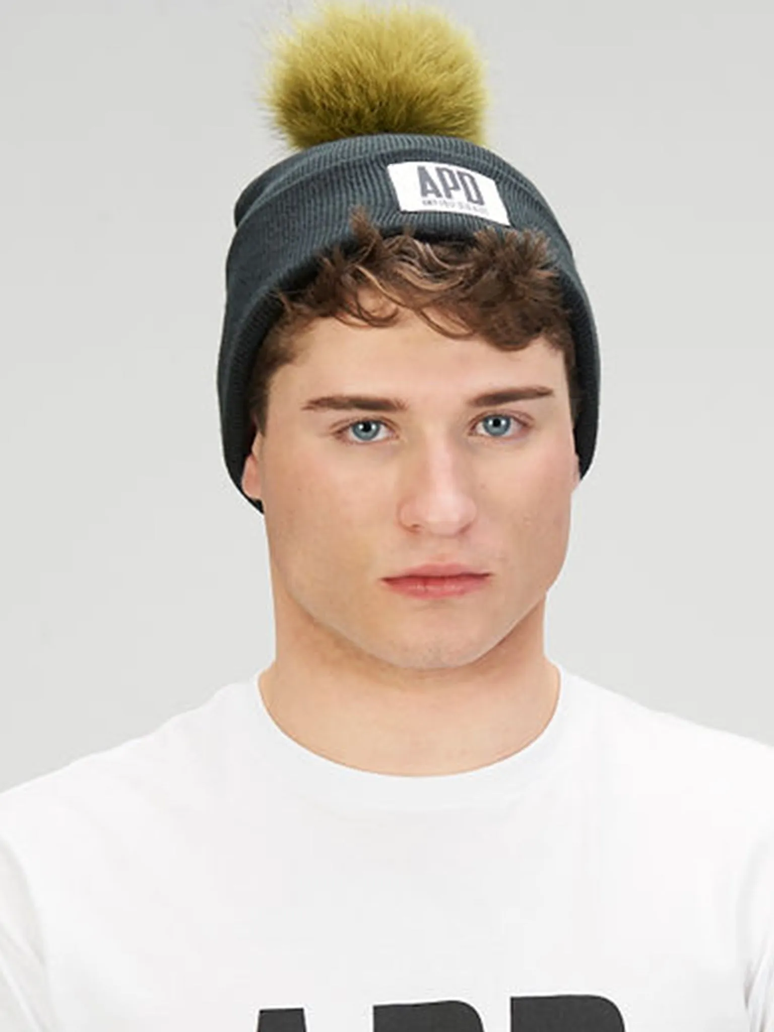 Beanie with Fur Pom Pom (50% OFF)