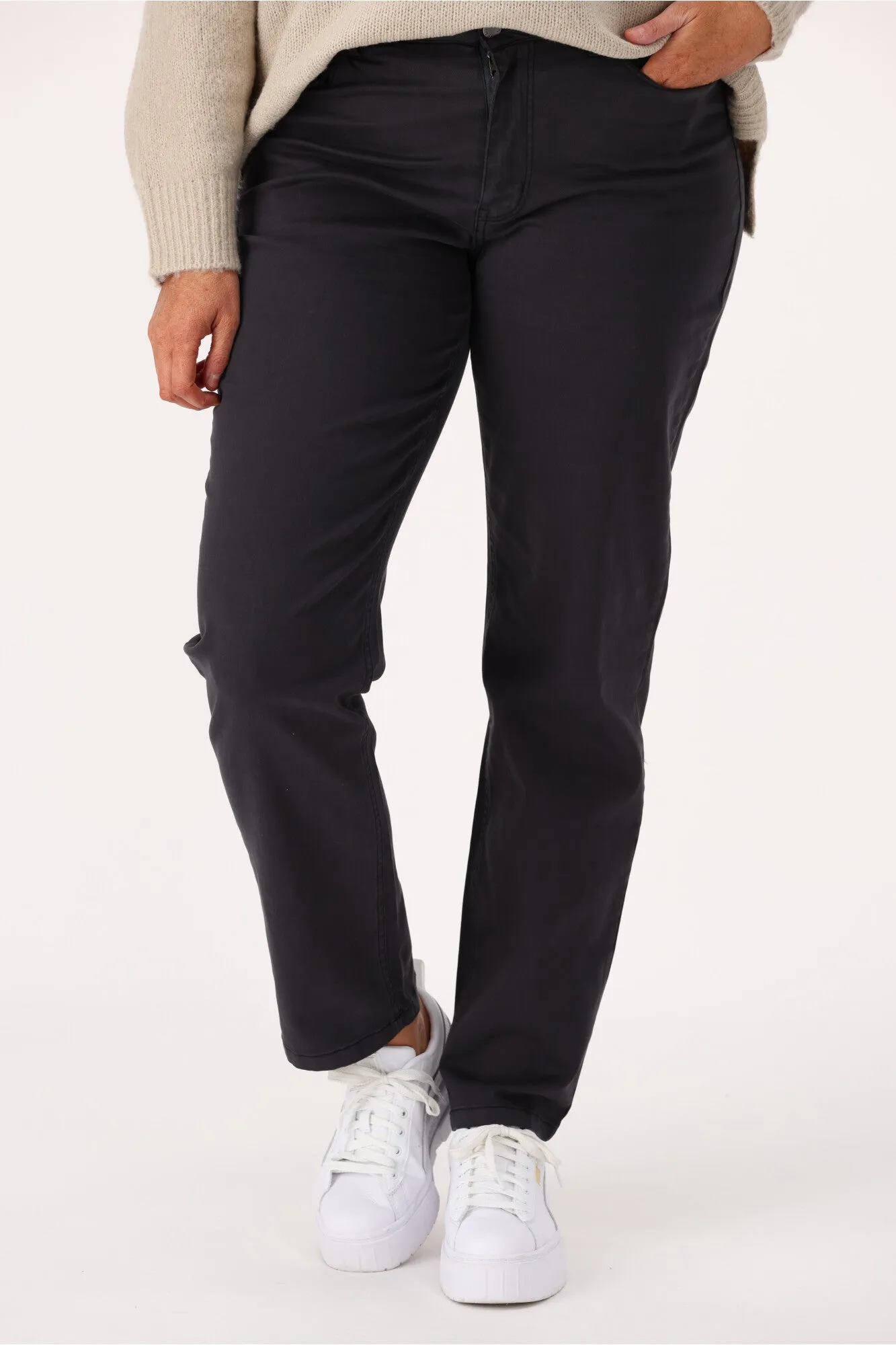 Betty Basics Wynona Curve Jean Vintage Graphite