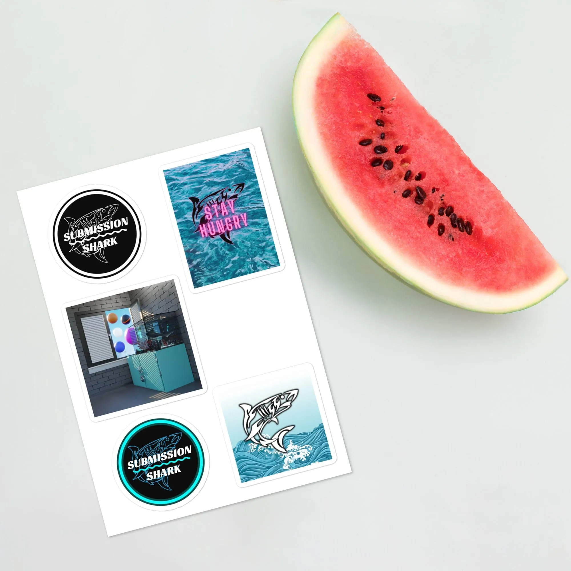 Blue Ocean Sticker sheet