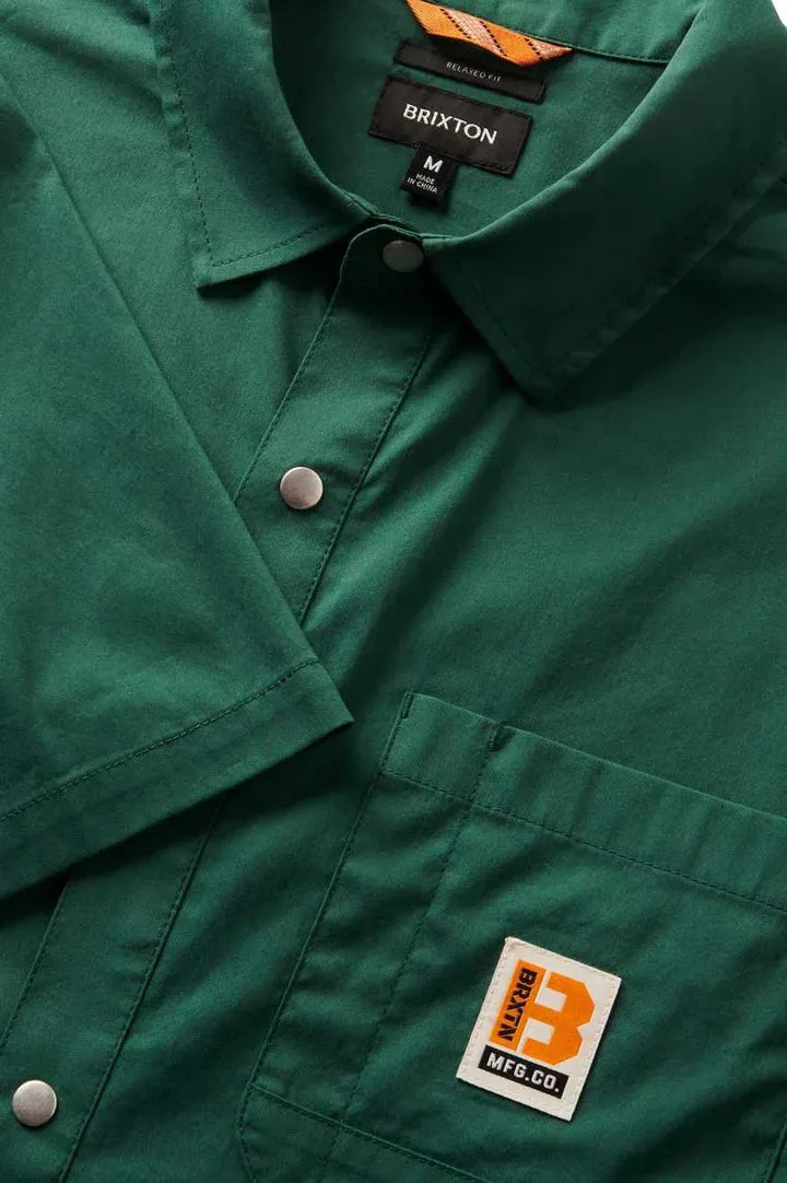 BUILDERS MECHANIC SS SHIRT TREKKING GREEN