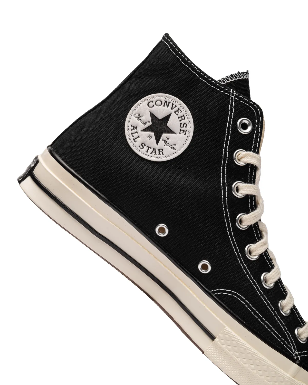Chuck 70 HI Black/Black/Egret