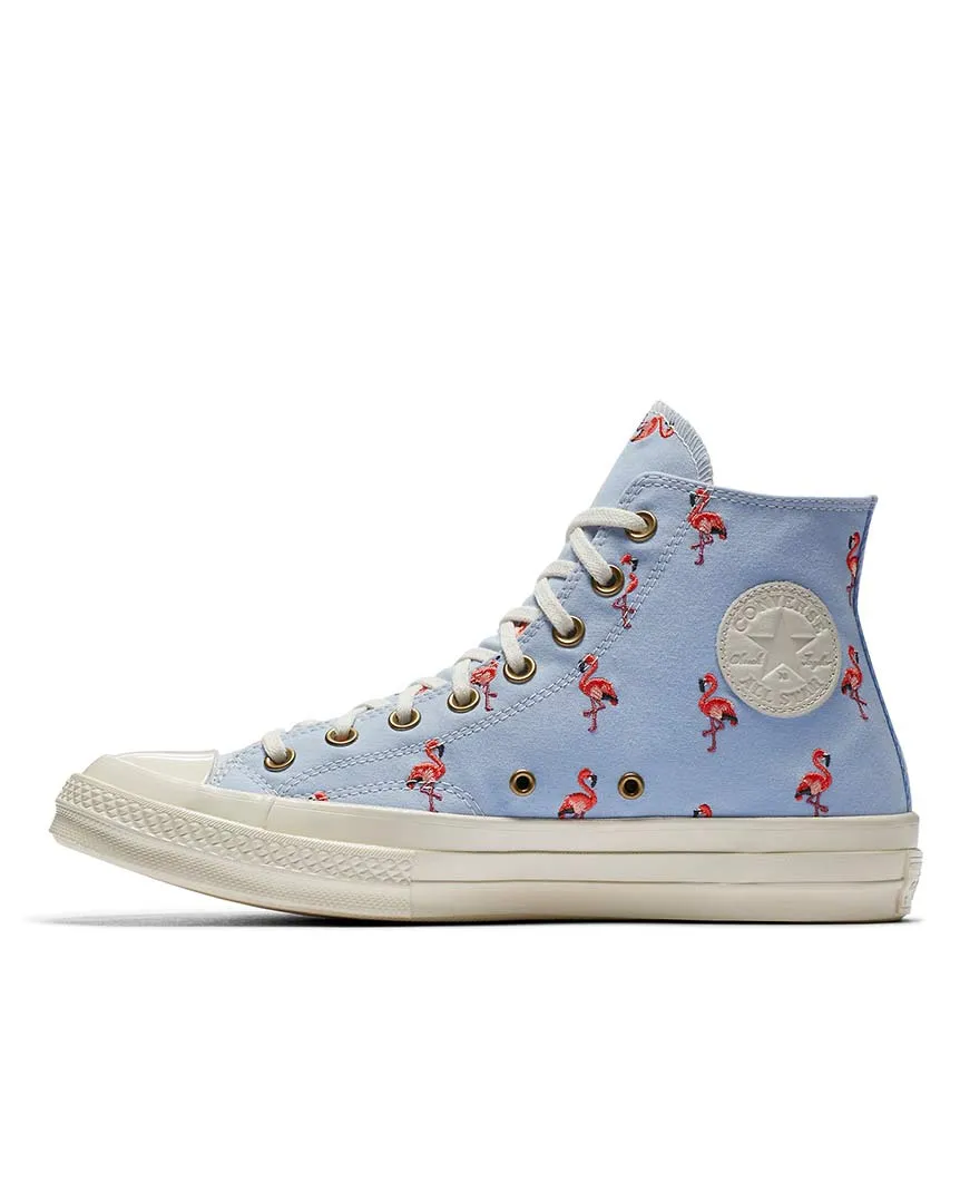 Chuck 70 Prep Embroidery High Top Blue Chill