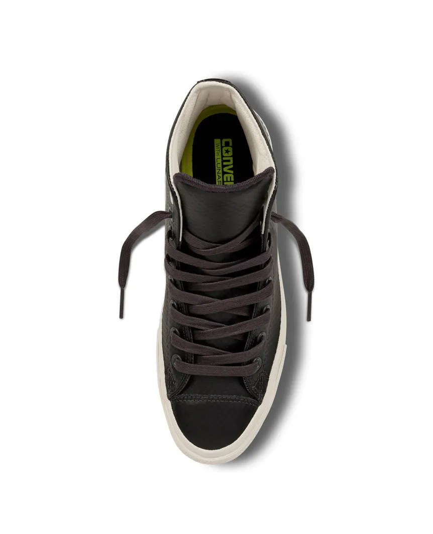 Chuck II Mesh Back Leather Almost Black