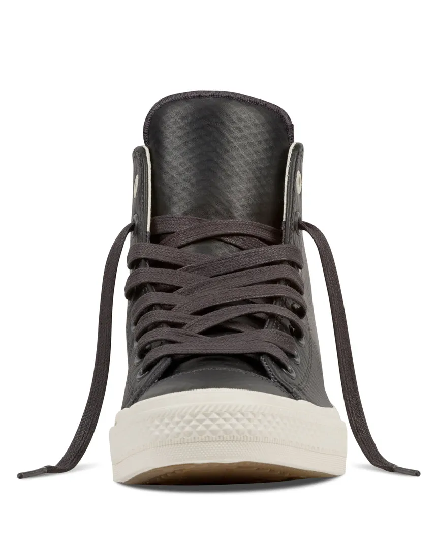 Chuck II Mesh Back Leather Almost Black