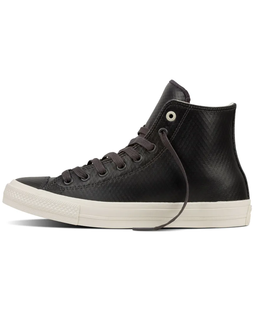 Chuck II Mesh Back Leather Almost Black