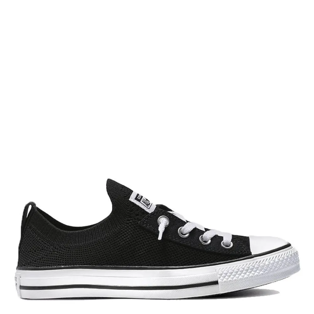 Chuck Taylor Women's All Star Shoreline Knit Slip in Black/White