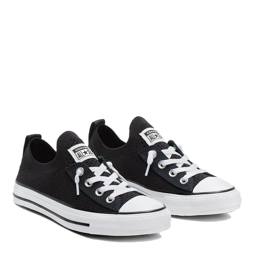 Chuck Taylor Women's All Star Shoreline Knit Slip in Black/White