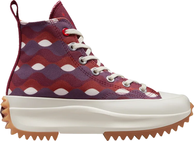 Converse Run Star Hike Platform High Twisted Classics - Dark Beetroot, Red