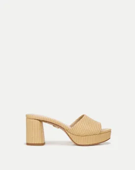 Dali Raffia Platform Sandal