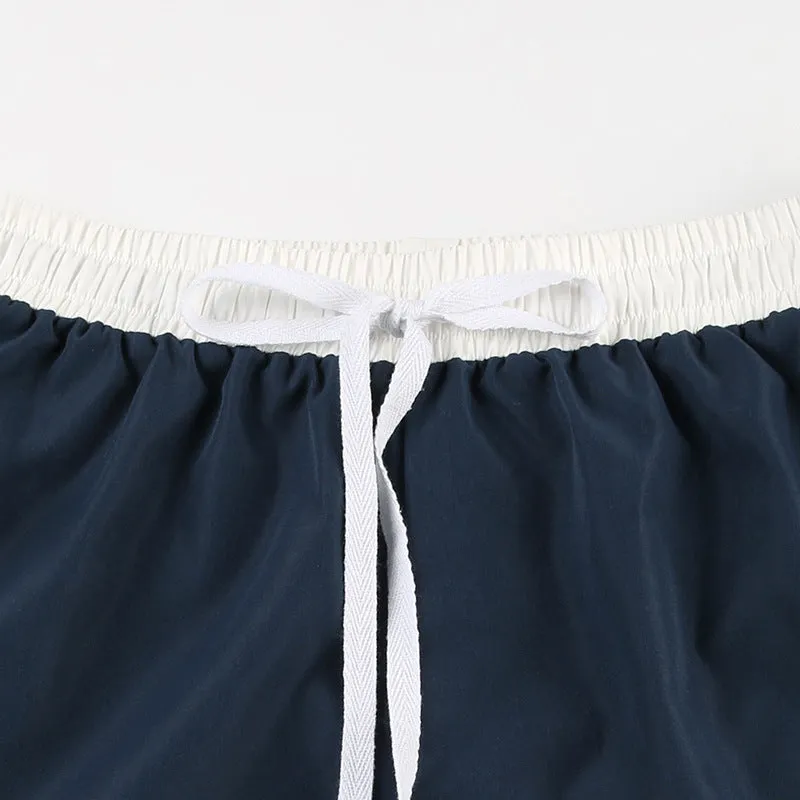 Drawstring Side-Tie Cargo Shorts