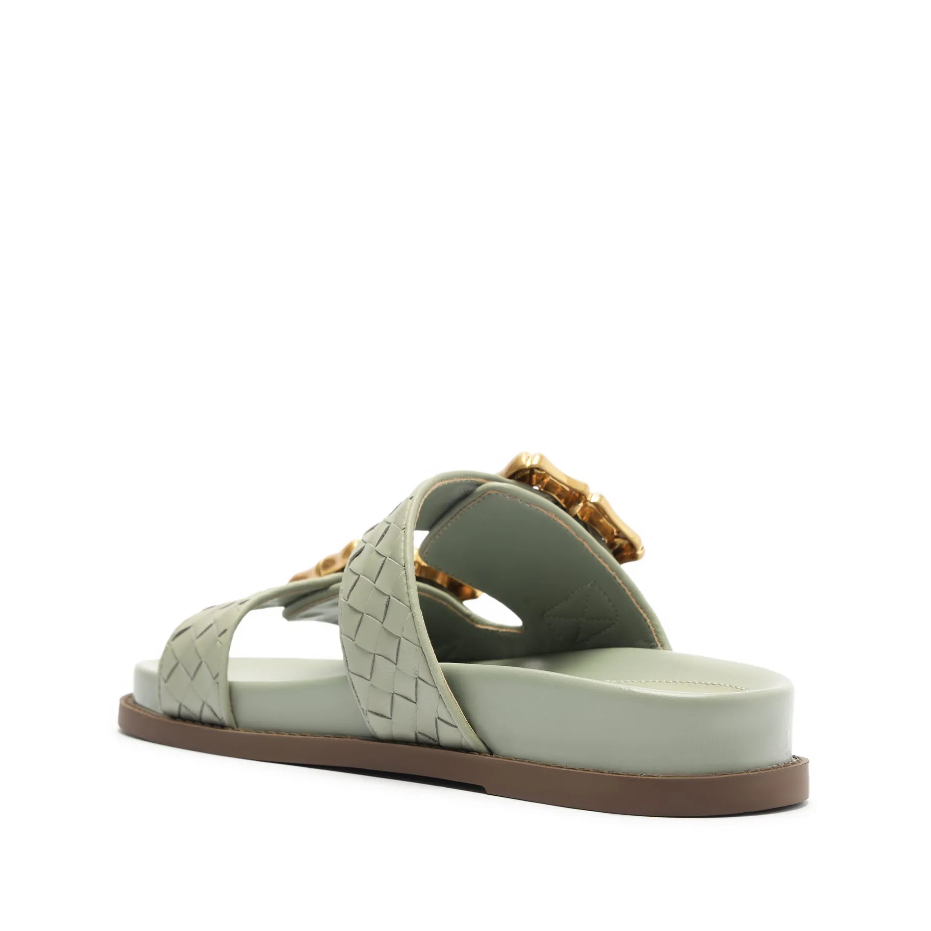 Enola Sporty Woven Leather Sandal