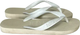 Havaianas White Top Flip Flops UK 3 EU 36 👠