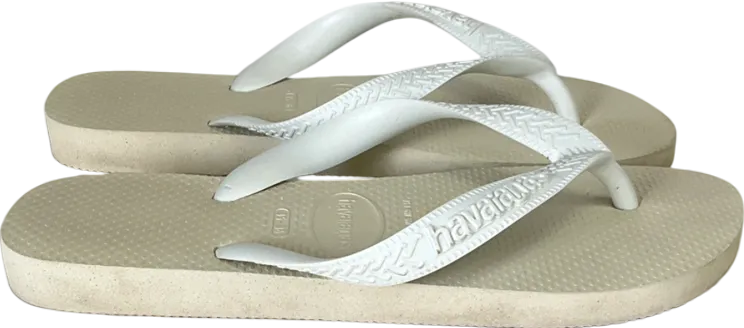 Havaianas White Top Flip Flops UK 3 EU 36 👠