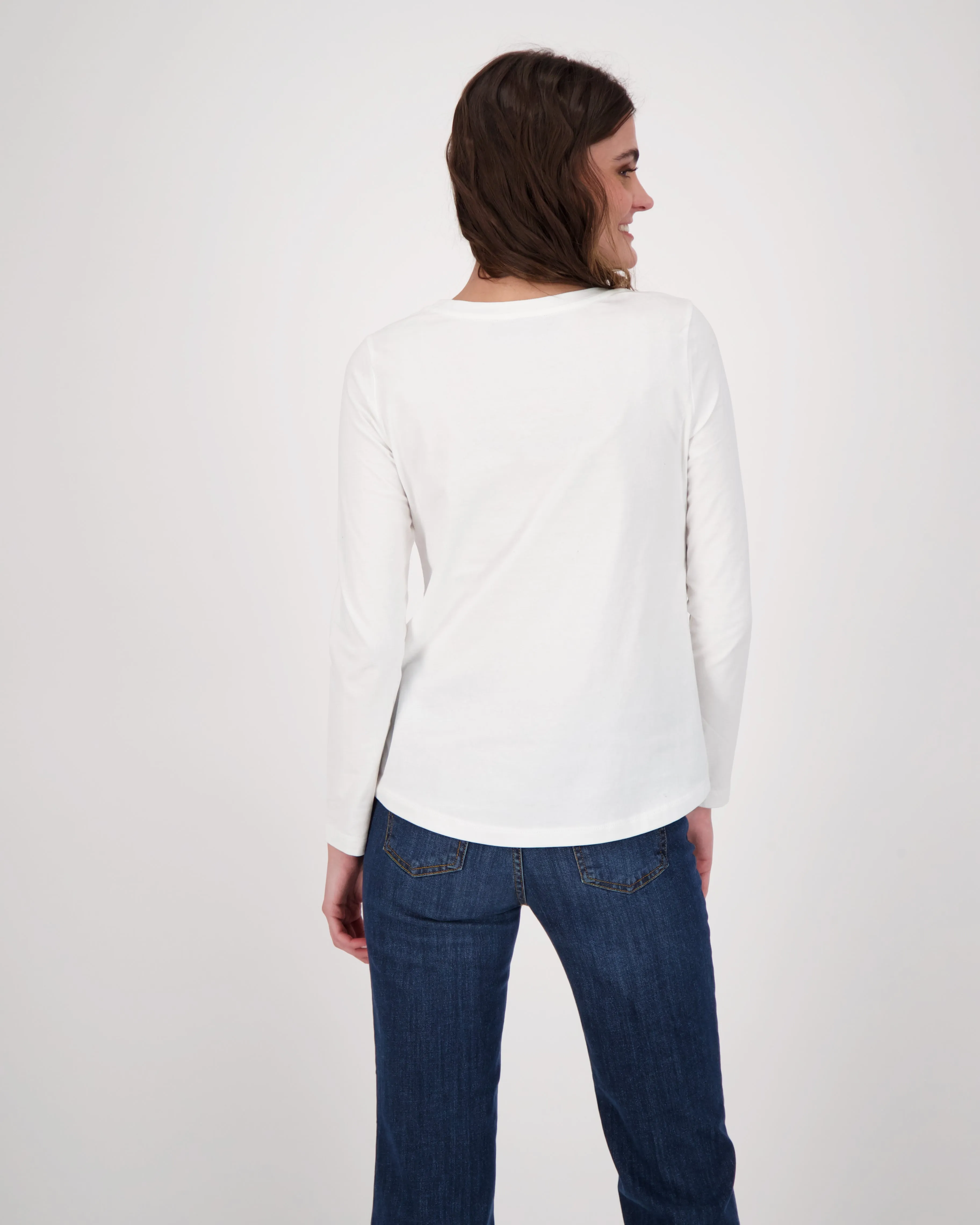 Hearts Gold Foil Print Knit Top