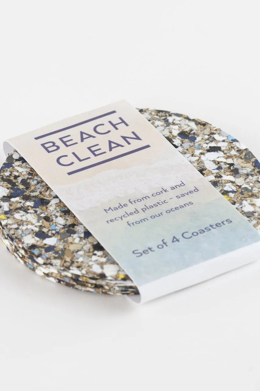 Liga Beach Clean Round Coaster Sets