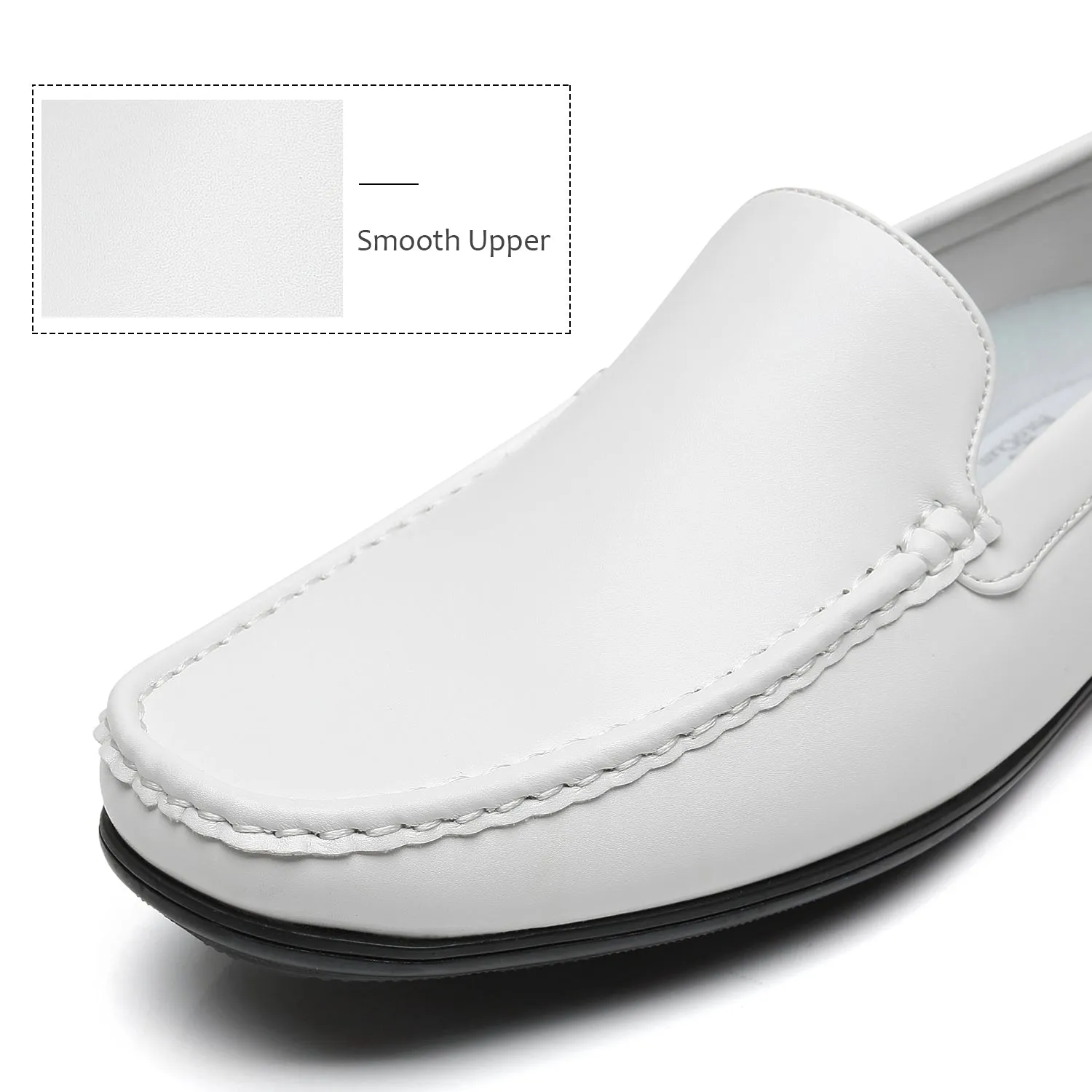 Men's Loafers Shoes Connel-1-white