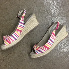 Naturalizer Striped Wedges, Size 9.5