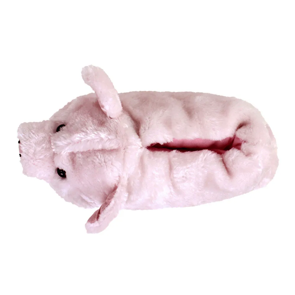 Pink Pig Animal Slippers