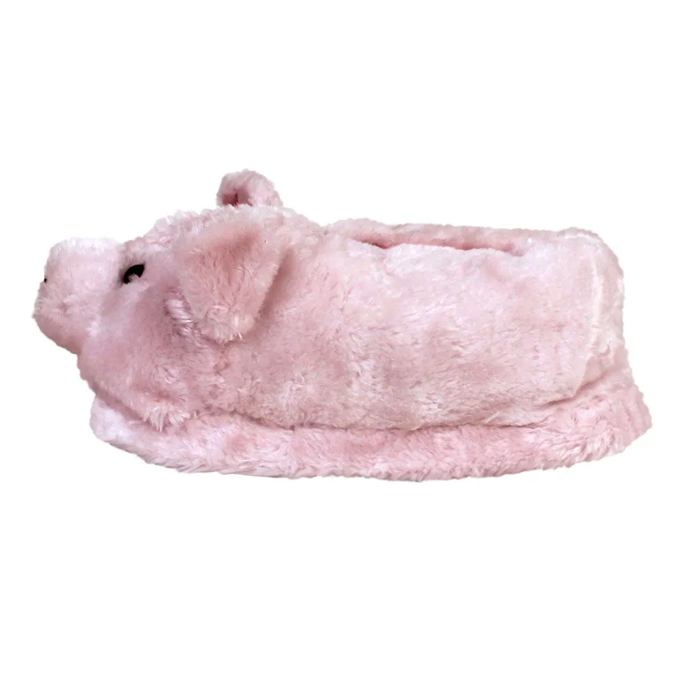Pink Pig Animal Slippers