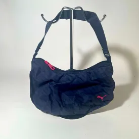 Puma Black and Pink Crescent Shoulder Bag