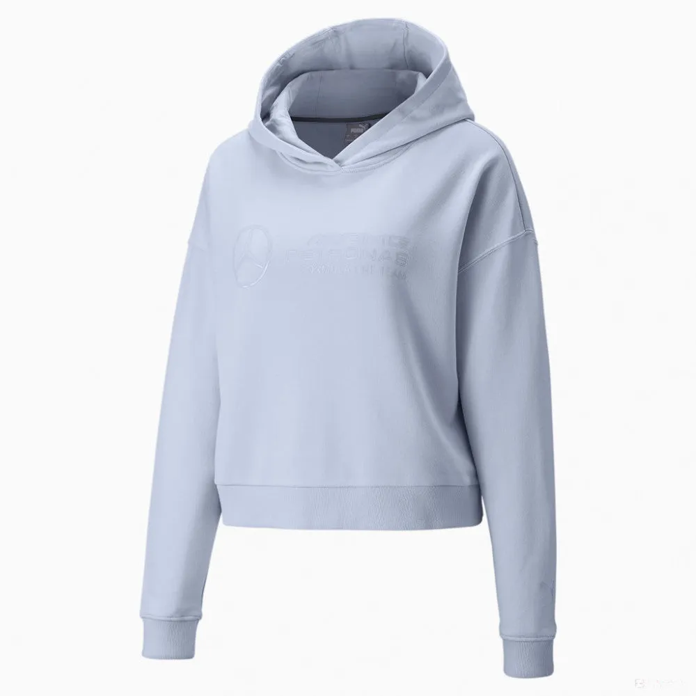 Puma Mercedes Hooded Womens Sweatshirt, Blue, 2022