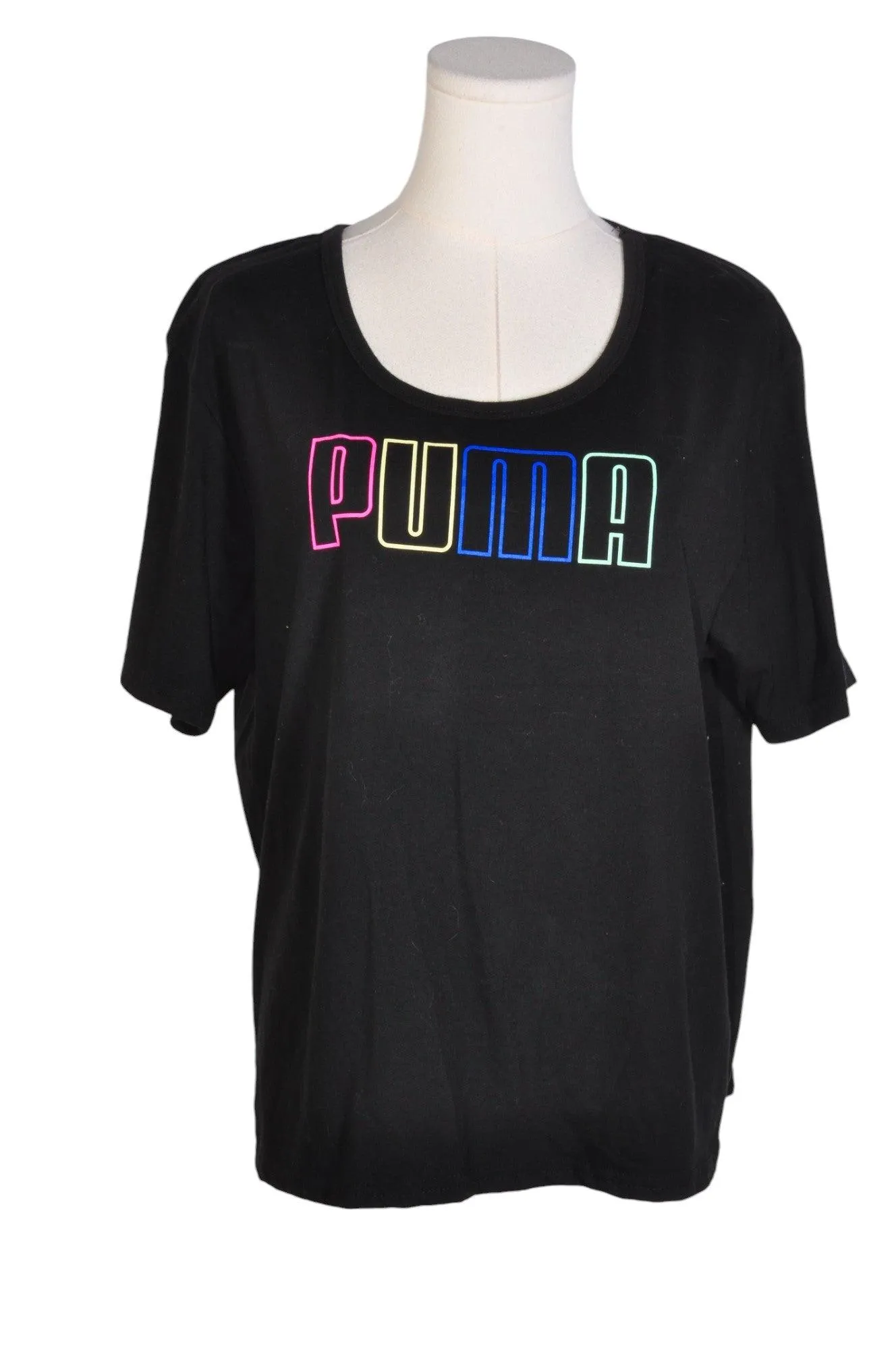 PUMA Women T-Shirts Regular fit in Black - L