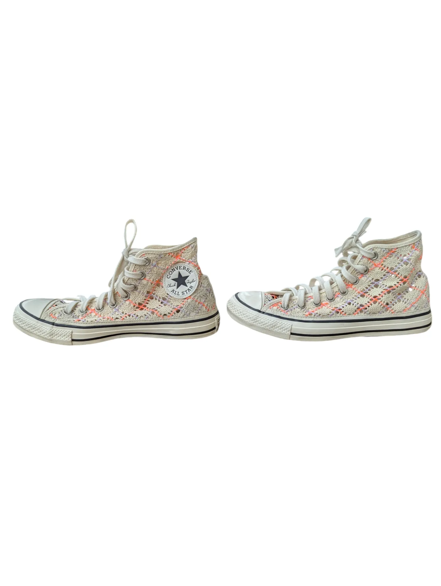 Shoes Sneakers By Converse In Cream & Orange, Size: 9