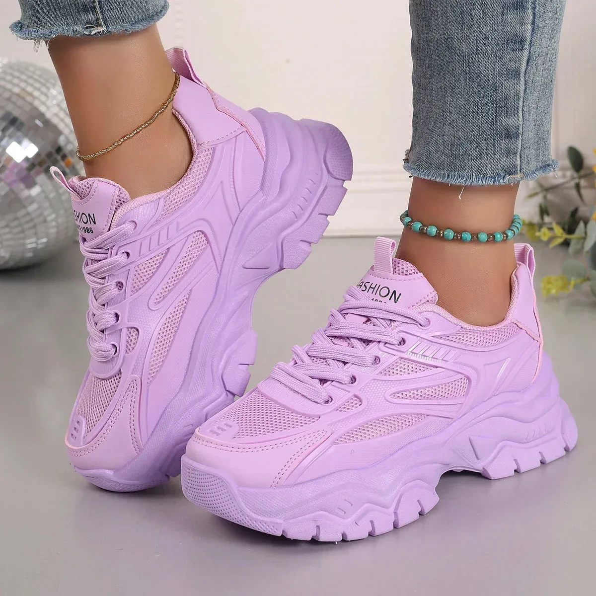 Sleek Platform Sneakers