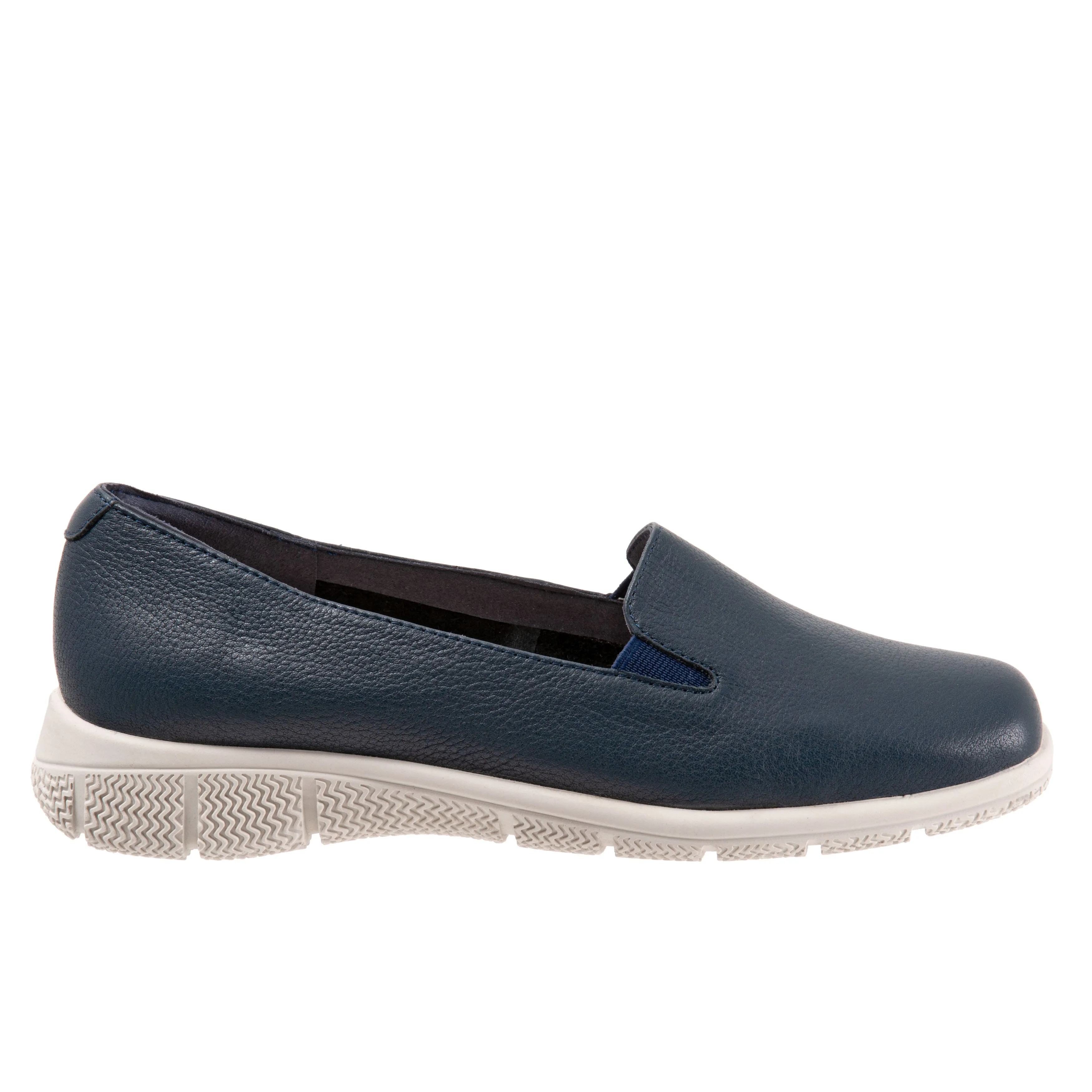 Universal Navy with White Soles Slip-on Shoes