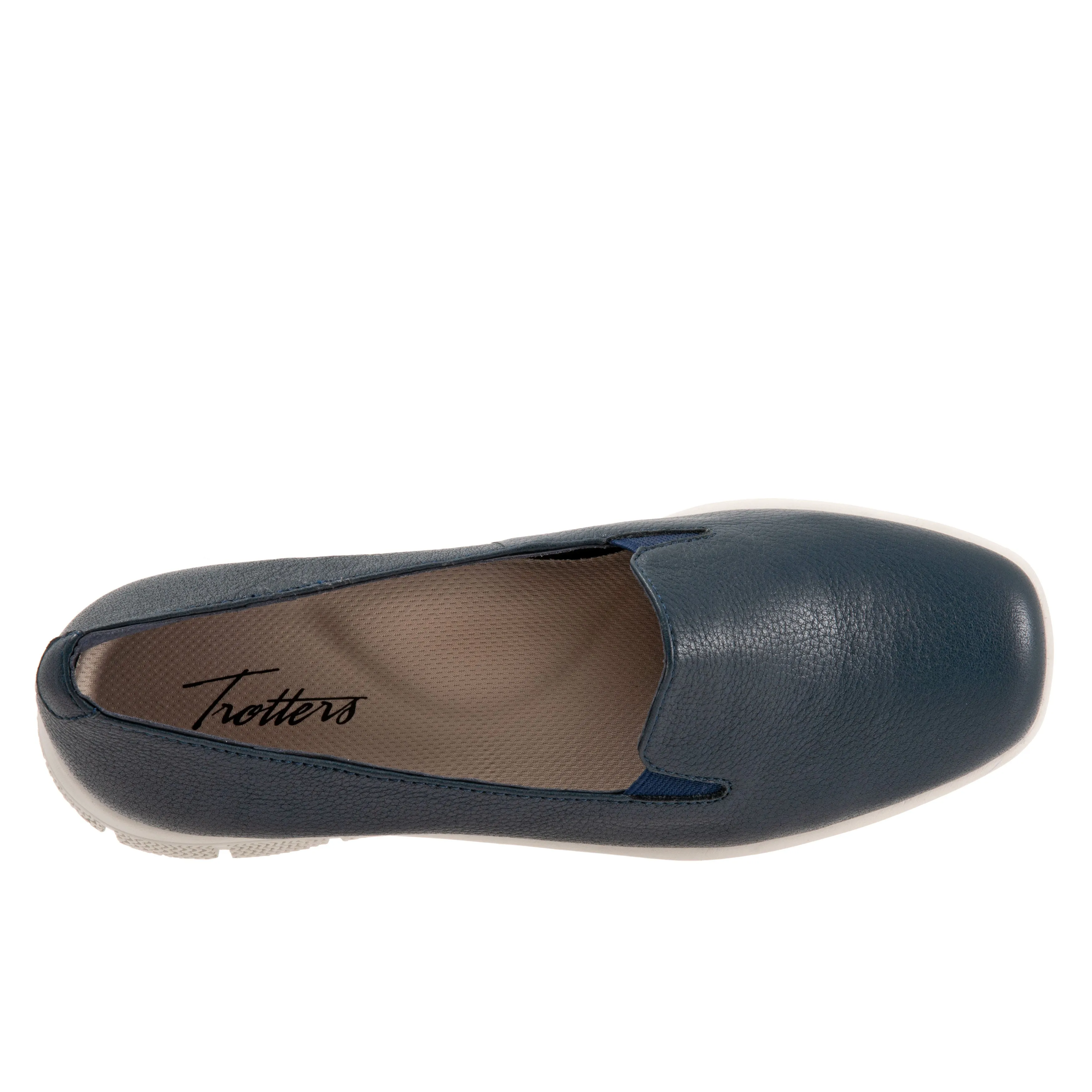 Universal Navy with White Soles Slip-on Shoes