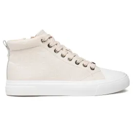 Vulc High Top Neutral Mono Sneaker - Off White