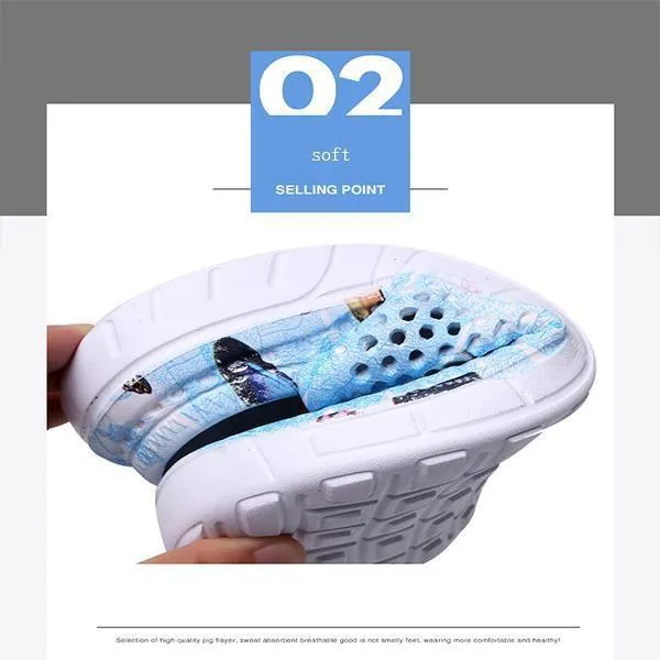Women's Casual Garden Patten Print Hole Sandals & Slippers